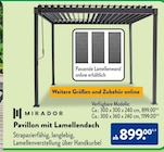 Pavillon mit Lamellendach Angebote von MIRADOR bei ALDI Nord Borken für 899,00 €