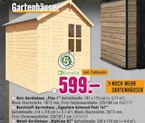 Aktuelles Holz-Gerätehaus „Fino 1“ Angebot bei Hornbach in München ab 599,00 €