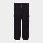 Pantalon de jogging cargo molletonné noir fille en promo chez La Halle Pantalon de jogging cargo molletonné noir fille dans le catalogue La Halle