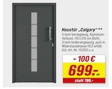 Haustür 'Calgary' für 699,00 € bei toom Baumarkt im Angebot Haustür 'Calgary' im aktuellen toom Baumarkt Prospekt