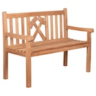 deVries Gartenbank Woodie natur Teakholz B/H/T: ca. 120x89x60 cm von  im aktuellen POCO Prospekt für 199,99 €