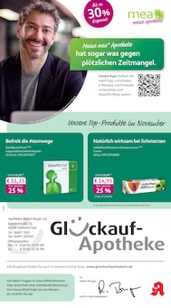 Aktueller mea - meine apotheke Prospekt "Unsere November-Angebote" Seite 1 von 4 Seiten