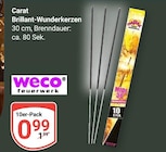 Carat Brillant-Wunderkerzen Angebote von Weco Feuerwerk bei GLOBUS Willich für 0,99 €