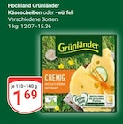 Käsescheiben oder -würfel bei GLOBUS im Zwickau Prospekt für 1,69 €