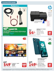 Promos Téléphone Portable dans le catalogue "LES TOPS DE LA RENTRÉE" de Auchan Hypermarché Téléphone Portable en promo dans le catalogue Auchan Hypermarché à la page 60