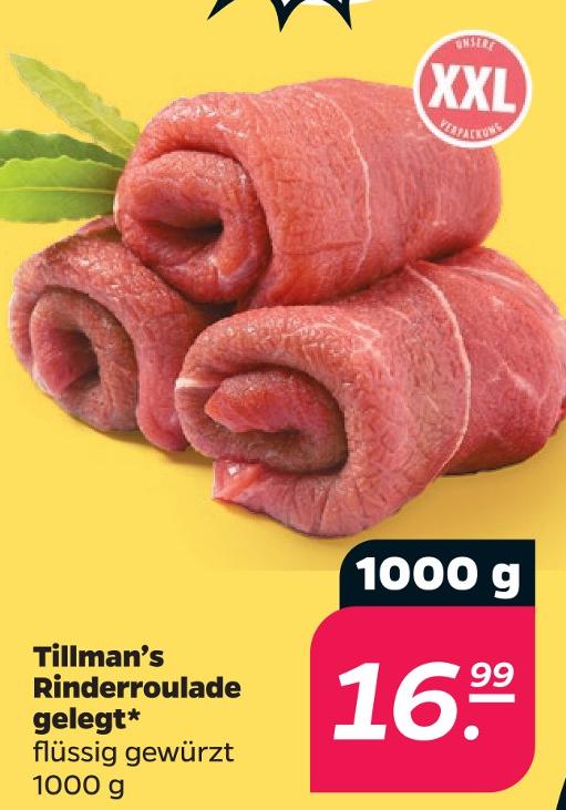 Rinderroulade gelegt