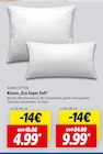 Kissen „Eco Super Soft“ Angebote von JOHN COTTON bei Lidl Saarbrücken für 4,99 €