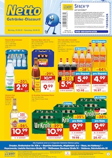 Spirituosen im Netto Marken-Discount Prospekt "DER ORT, AN DEM DU IMMER AUSGEZEICHNETE PREISE FINDEST." mit 2 Seiten (Dresden)