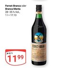 Aktuelle Likör Angebote bei GLOBUS in Bochum Aktuelles Fernet-Branca Angebot bei GLOBUS in Bochum ab 11,99 €