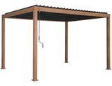 Pergola 4x3 m imitation bois - Brico Dépôt à Montélimar Pergola 4x3 m imitation bois en promo chez Brico Dépôt Montélimar à 1 199,00 €