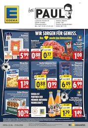 EDEKA Prospekt für Büren mit 24 Seiten EDEKA Prospekt für Büren: "Aktuelle Angebote", 24 Seiten, 22.06.2026 - 27.06.2026
