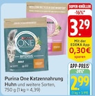 One Katzennahrung Huhn und weitere Sorten bei EDEKA im Hösbach Prospekt für 2,99 €