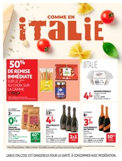 Promos Prosecco dans le catalogue "COMME EN ITALIE" de Auchan Hypermarché Prosecco en promo dans le catalogue Auchan Hypermarché à la page 2