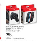 Paire de Manettes Joy-Con ou manette pro switch 2 - NINTENDO à 79,90 € dans le catalogue E.Leclerc