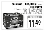 Pils Angebote von Krombacher bei EDEKA Gronau für 11,49 €