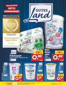 Milch im Netto Marken-Discount Prospekt "Aktuelle Angebote" mit 57 Seiten (Moers)