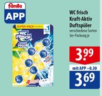 WC frisch Kraft-Aktiv Duftspüler Angebote bei famila Nordost Falkensee für 3,99 €