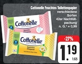 Feuchtes Toilettenpapier Angebote von Cottonelle bei E center Fürth für 1,19 €