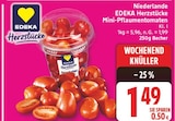 Mini-Pflaumentomaten von EDEKA Herzstücke für 1,49 € bei EDEKA im Angebot Mini-Pflaumentomaten von EDEKA Herzstücke im aktuellen EDEKA Prospekt