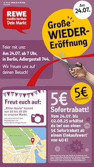 Aktueller REWE Prospekt "Dein Markt" Seite 1 von 30 Seiten für Berlin