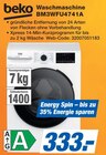 Aktuelle Waschmaschine Angebote bei famila Nordost in Langenhagen Aktuelles beko Waschmaschine BM3WFU4741A Angebot bei famila Nordost in Langenhagen ab 333,00 €