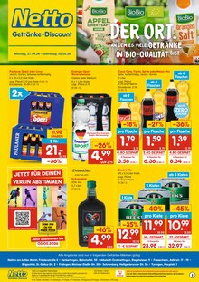 Cola im Netto Marken-Discount Prospekt "DER ORT, AN DEM DU IMMER AUSGEZEICHNETE PREISE FINDEST." mit 2 Seiten (Lahr (Schwarzwald))
