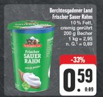 Frischer Sauer Rahm bei EDEKA im Hof Prospekt für 0,59 €