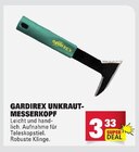 Unkraut-Messerkopf im Angebot bei E center in Neu-Ulm Unkraut-Messerkopf Angebote von Gardirex bei E center Neu-Ulm für 3,33 €