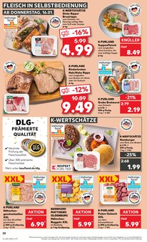 Pute im Kaufland Prospekt "KNÜLLER" mit 56 Seiten (Jena)