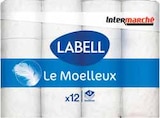Papier toilette classique x12 - LABELL en promo chez Intermarché Papier toilette classique x12 - LABELL dans le catalogue Intermarché
