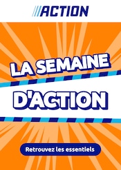 Prospectus Bazar & Déstockage Action en cours à Miramas et alentours, "LA SEMAINE D'ACTION", 1 page, 25/09/2026 - 29/09/2026 Catalogue Bazar & Déstockage Action en cours à Miramas et alentours, "LA SEMAINE D'ACTION", 1 page, 25/09/2026 - 29/09/2026