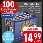 Aktuelles Bier Angebot bei EDEKA in Detmold ab 14,99 €