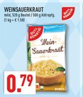 Weinsauerkraut von Gut & Günstig für 0,79 € bei Marktkauf im Angebot Weinsauerkraut von Gut & Günstig im aktuellen Marktkauf Prospekt