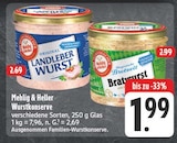 Landleberwurst im Angebot bei EDEKA in Hof Landleberwurst Angebote von Mehlig & Heller bei EDEKA Hof für 1,99 €