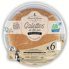 6 Galettes de Blé Noir au Sel de Guérande - BERNARD JARNOUX CRÊPIER en promo chez Intermarché Hyper 6 Galettes de Blé Noir au Sel de Guérande - BERNARD JARNOUX CRÊPIER dans le catalogue Intermarché Hyper