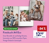 Fotobuch A4 Eco von Recyceltes Papier im aktuellen ALDI SÜD Prospekt für 12,99 €