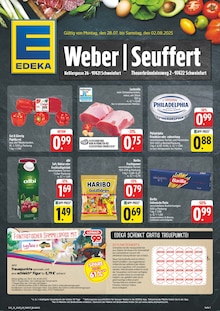 EDEKA Prospekt Schweinfurt "Wir lieben Lebensmittel!" mit 32 Seiten