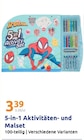 5-in-1 Aktivitäten- und Malset im Angebot bei Action in Reutlingen 5-in-1 Aktivitäten- und Malset Angebote von Marvel bei Action Reutlingen für 3,39 €