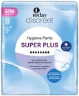 Hygienepants Super Plus L/XL oder Hygienepants Super Plus S/M Angebote von today discreet bei REWE Wiesbaden für 6,99 €