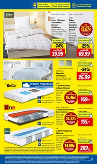 Bettdecke im aktuellen Lidl Prospekt (Wiesbaden) Bettdecke im Lidl Prospekt "LIDL LOHNT SICH" mit 65 Seiten (Wiesbaden)
