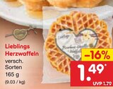 Lieblings Herzwaffeln Angebote bei Netto Marken-Discount Hildesheim für 1,49 €