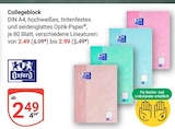 Collegeblock im Angebot bei GLOBUS in Bad Homburg Collegeblock Angebote von Oxford bei GLOBUS Bad Homburg für 2,49 €