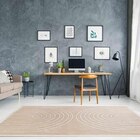 Tapis Bali crème rectangulaire, l.150 x L.200 cm - Leroy Merlin dans le catalogue Leroy Merlin