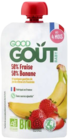 Gourde fraise banane - 120 g - GOODGOUT en promo chez NaturéO Gourde fraise banane - 120 g - GOODGOUT dans le catalogue NaturéO