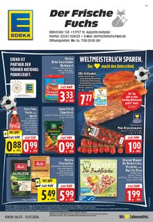 Cola im aktuellen EDEKA Prospekt (Sankt Augustin) Cola im EDEKA Prospekt "Aktuelle Angebote" mit 24 Seiten (Sankt Augustin)