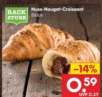 Nuss-Nougat-Croissant von Backstube im aktuellen Netto Marken-Discount Prospekt für 0,59 €