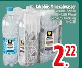 Mineralwasser im Angebot bei EDEKA in Ravensburg Mineralwasser Angebote von Jakobus bei EDEKA Ravensburg für 2,22 €