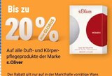 Duft- und Körperpflegeprodukte Angebote von s.Oliver bei GLOBUS Siegen
