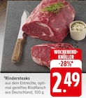 Rindersteaks bei E center im Prospekt "" für 2,49 €