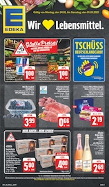 Aktueller EDEKA Prospekt mit Briketts, "Wir lieben Lebensmittel!", Seite 1